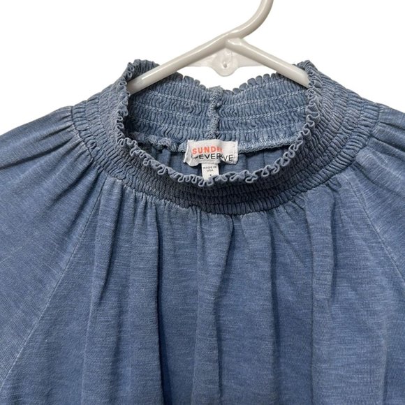Sundry by Evereve Denim Blue Top - Picture 3 of 4
